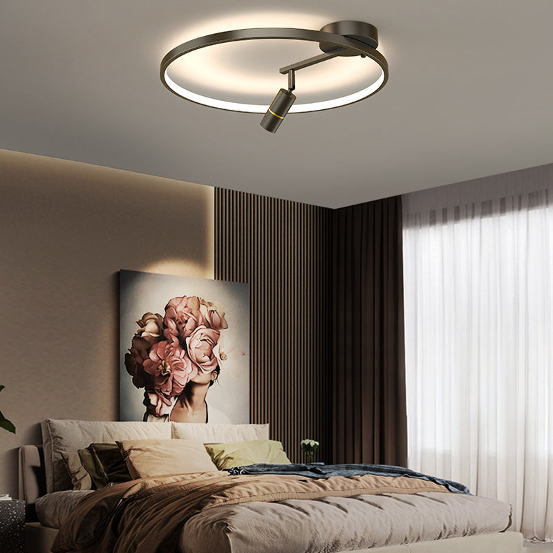 Circular 3-Step Dimming Modern Ceiling Lamp