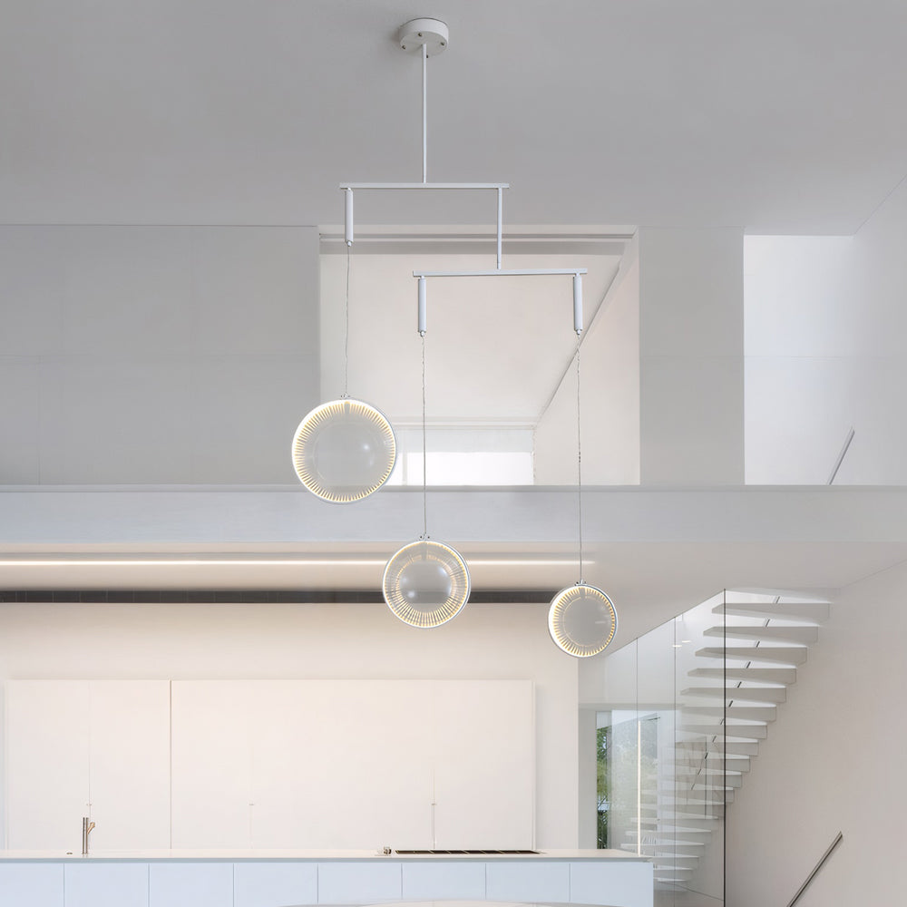 White Focus LED Chandelier