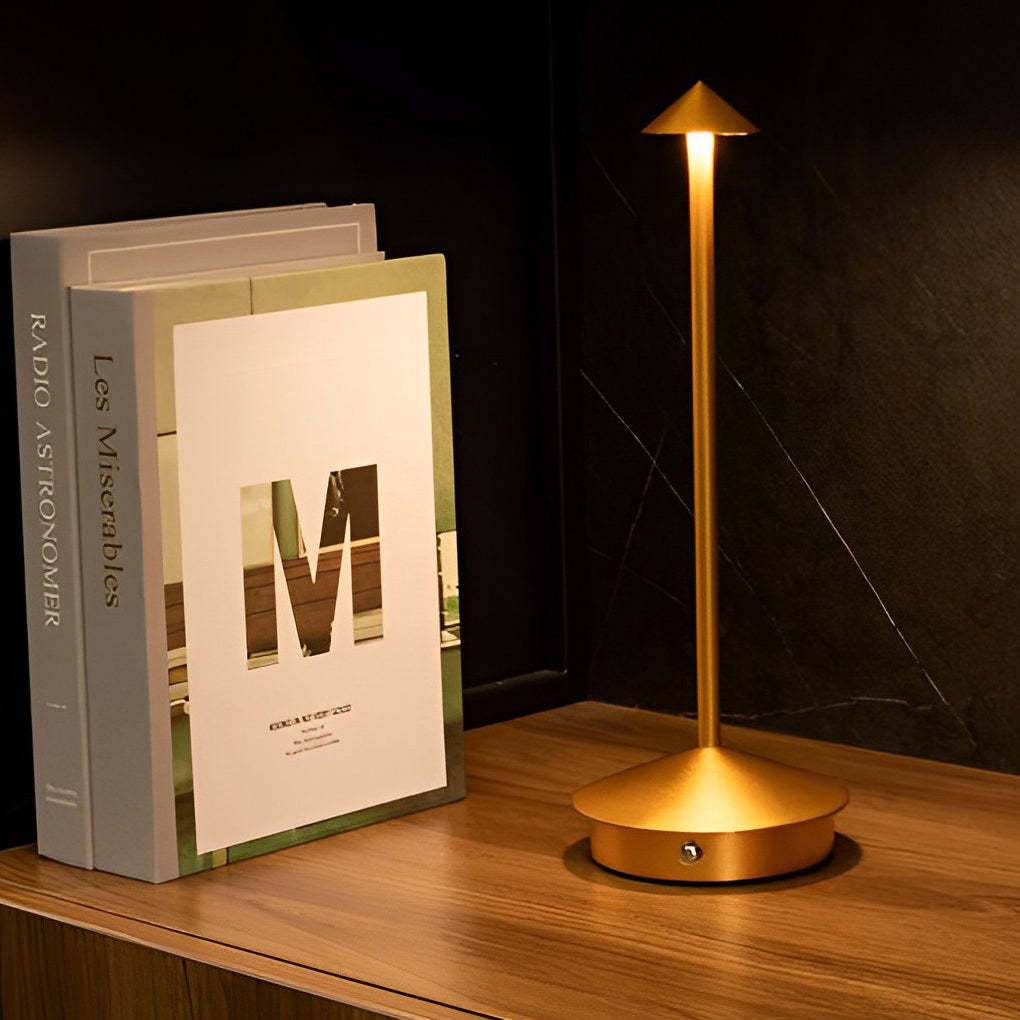 11.41" Cordless Cute Mushroom Pina Lamp