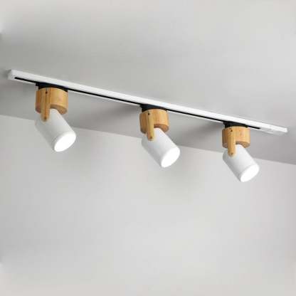 Nordic Minimalist Track Spotlight 1/3-Light Flush Mount