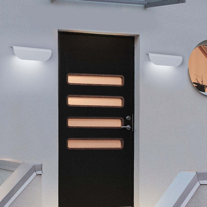 Aluminum Rectangular Creative LED Minimalist Modern Wall Light Fixture-Lighom
