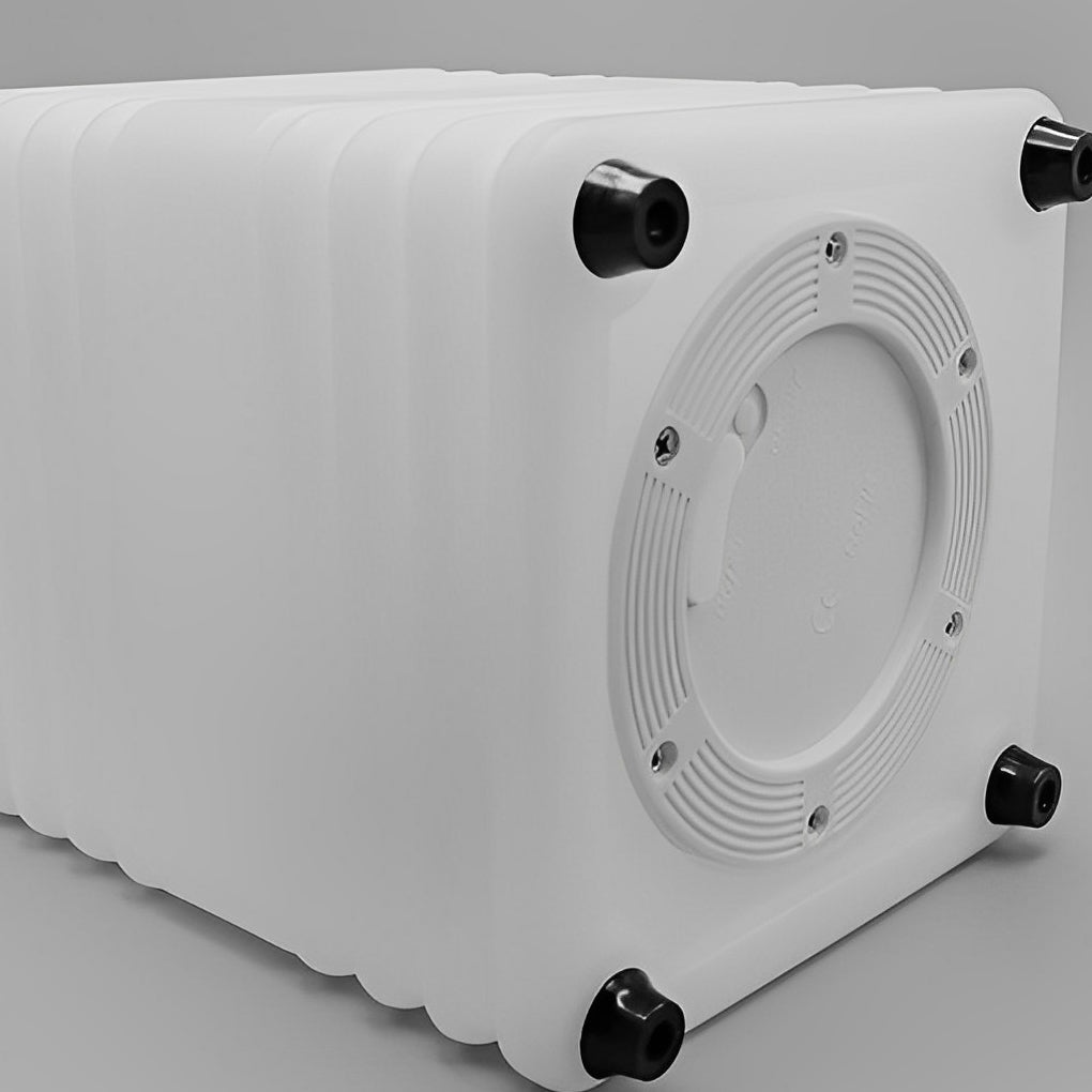 Square Waterproof LED White Modern Portable Outdoor Lanterns with Remote-Lighom