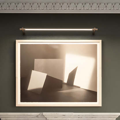 Brass Linear LED Bathroom Vanity Light