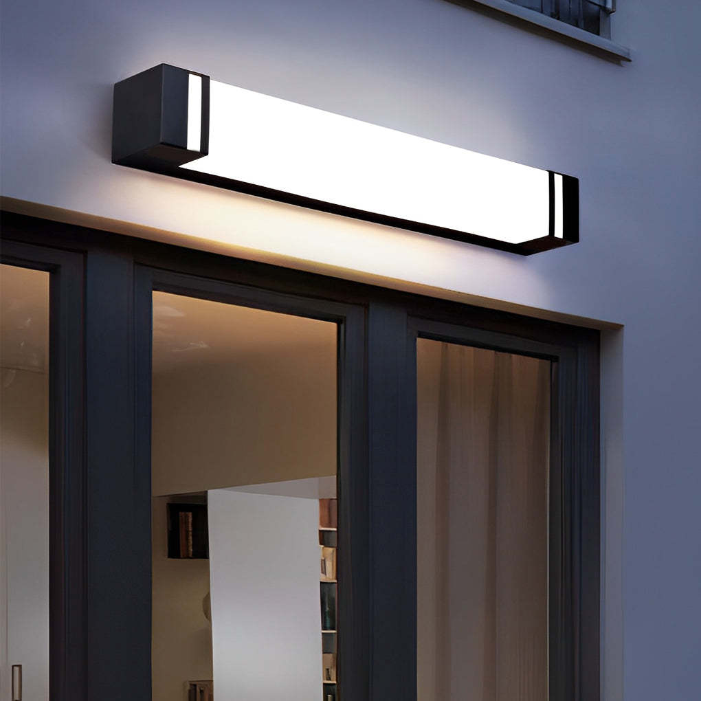 Strip Black Modern Outdoor LED Wall Light