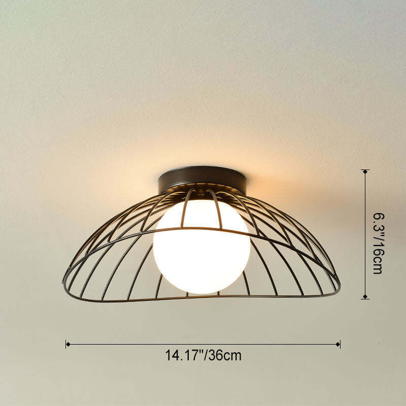 Scandinavian Iron Flower Diamond Light