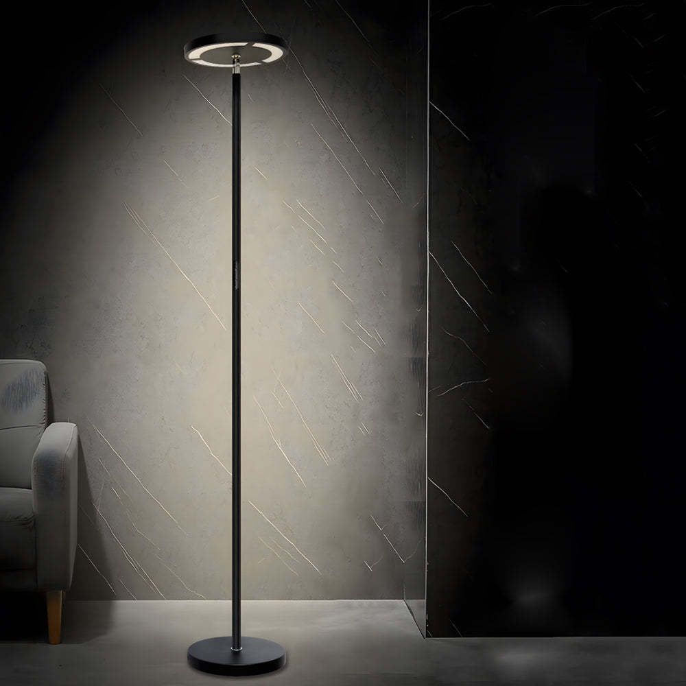 66 inch Dimmable RBG LED Torchiere Adjustable Floor Lamp-Lighom
