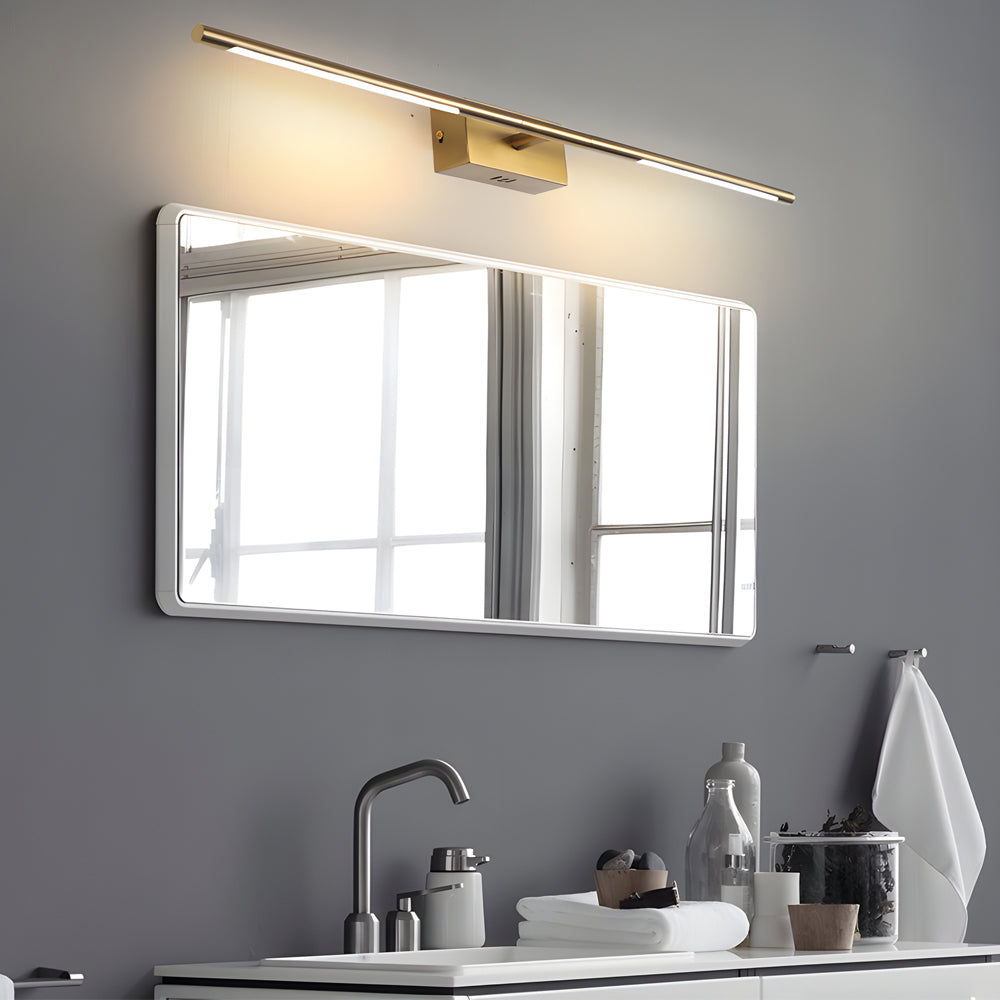 Modern Gold LED Bathroom Vanity Light  ??23.6" & 39.4", Warm & White Light for Stylish Illumination-Lighom