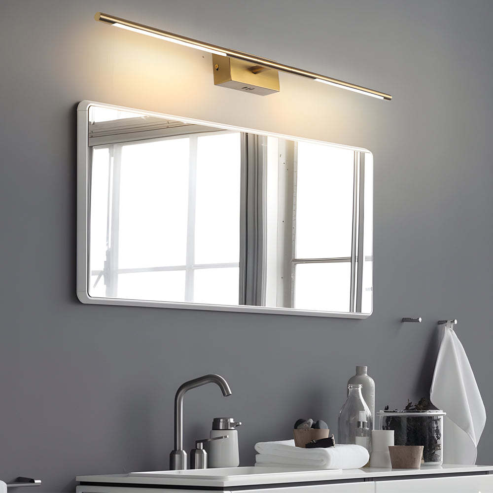 Modern Gold LED Bathroom Vanity Light  ??23.6" & 39.4", Warm & White Light for Stylish Illumination-Lighom
