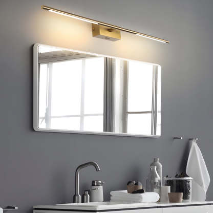 Modern Gold LED Bathroom Vanity Light  ??23.6" & 39.4", Warm & White Light for Stylish Illumination-Lighom