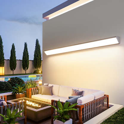 Minimalist Waterproof LED Modern Outdoor Wall Light Fixture Wall Lamp-Lighom