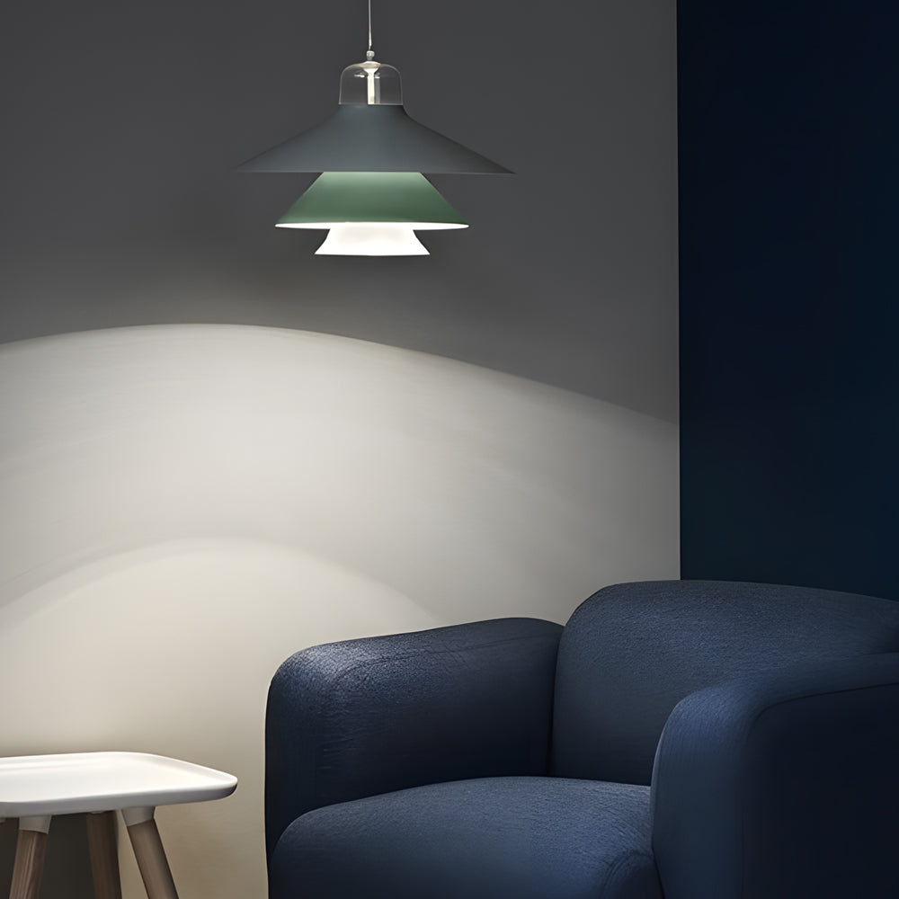 Iron Glass LED Minimalist Nordic Pendant Chandelier