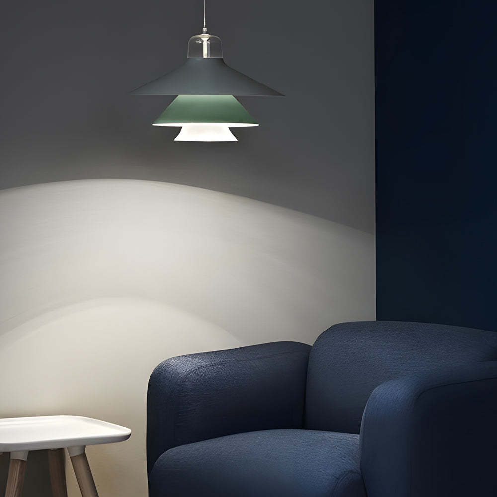 Iron Glass LED Minimalist Nordic Pendant Chandelier