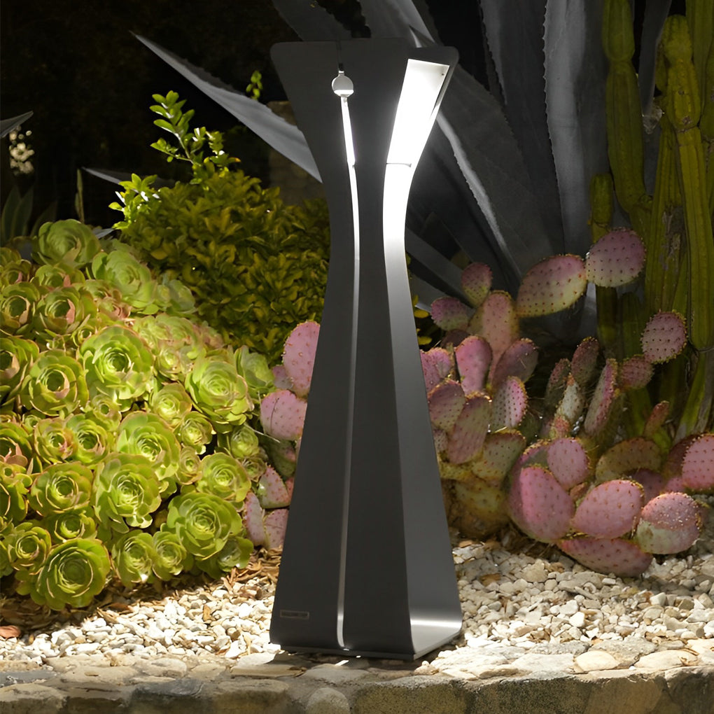 Waterproof Stainless Steel LED Modern Solar Pathway Light