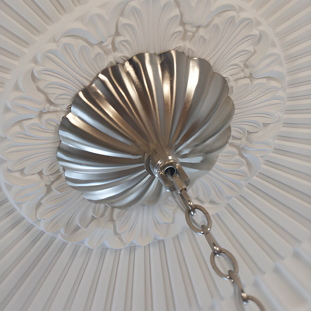 Tiered Capiz Shell French Style Chandelier