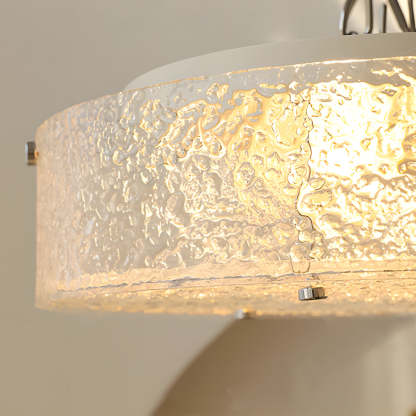 Water Ripple Acrylic Iron Modern Ceiling Light