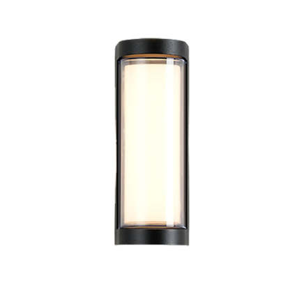 Sleek Dual-Directional Outdoor Wall Light with Modern Arc & Rectangular Designs-Lighom