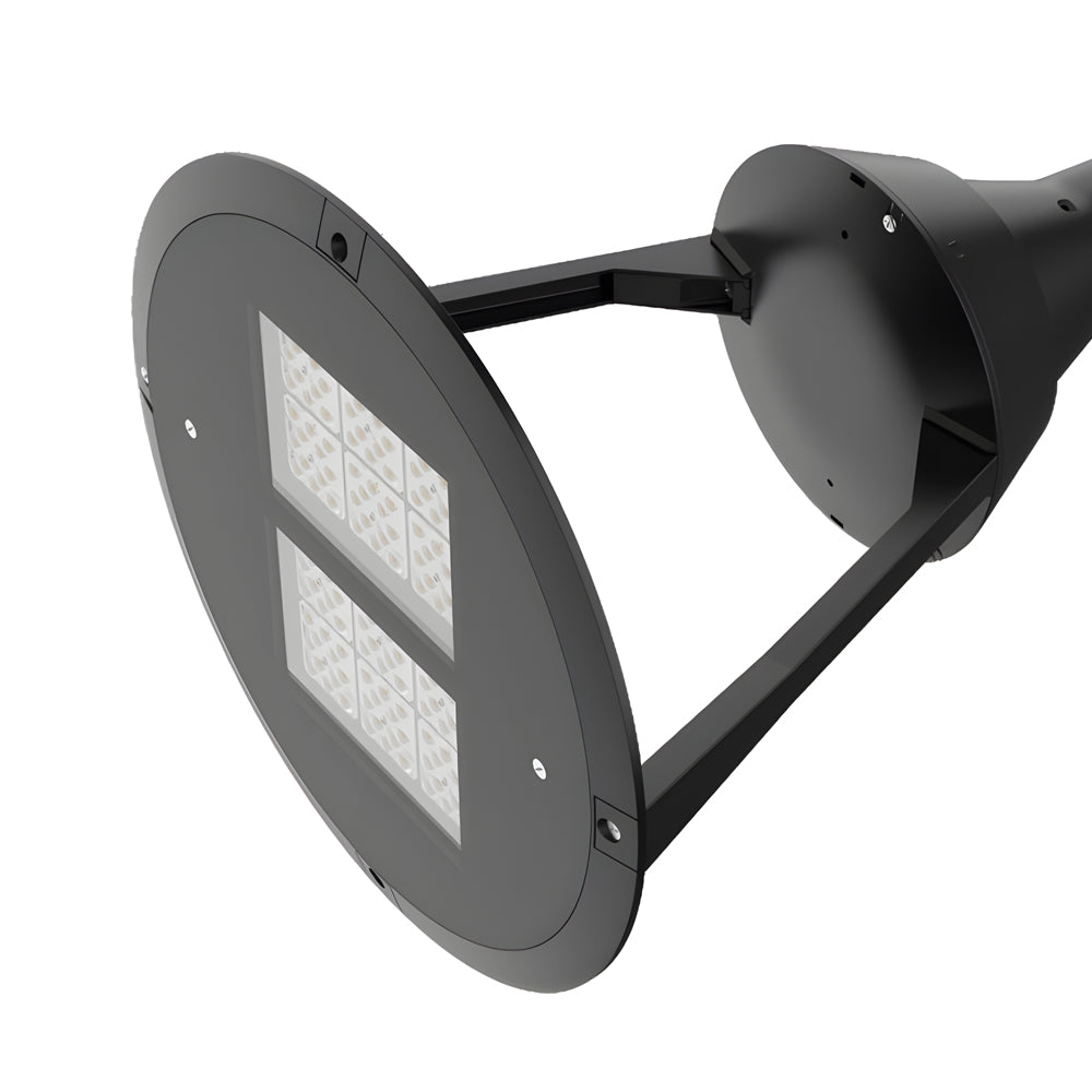 21-inch Black Post Top LED Light Fixture-Lighom