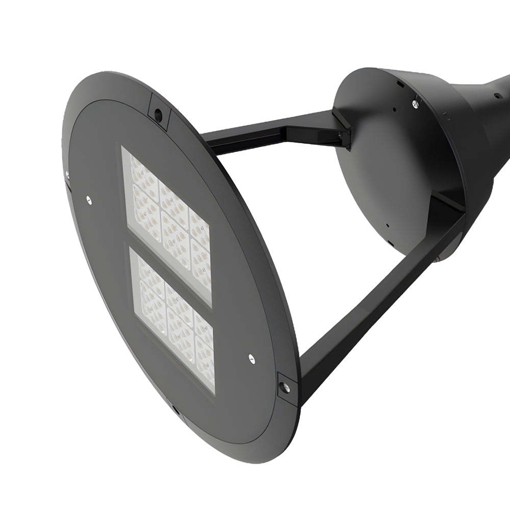 21-inch Black Post Top LED Light Fixture-Lighom