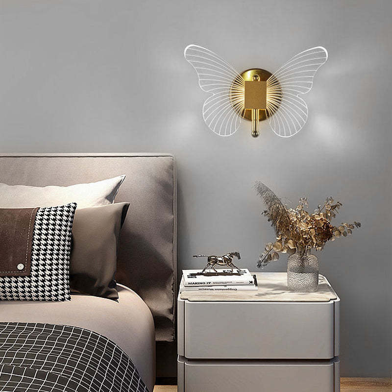 Butterfly Dimmable Modern LED Wall Light