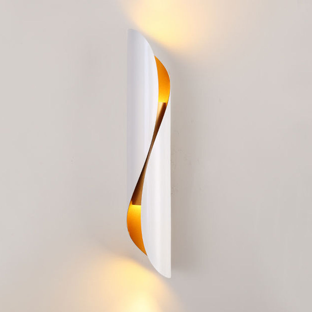 Nordic Unique Arc Background Wall Bedside Industrial Style Wall Lamp-Lighom