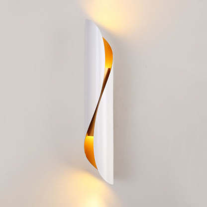 Nordic Unique Arc Background Wall Bedside Industrial Style Wall Lamp-Lighom