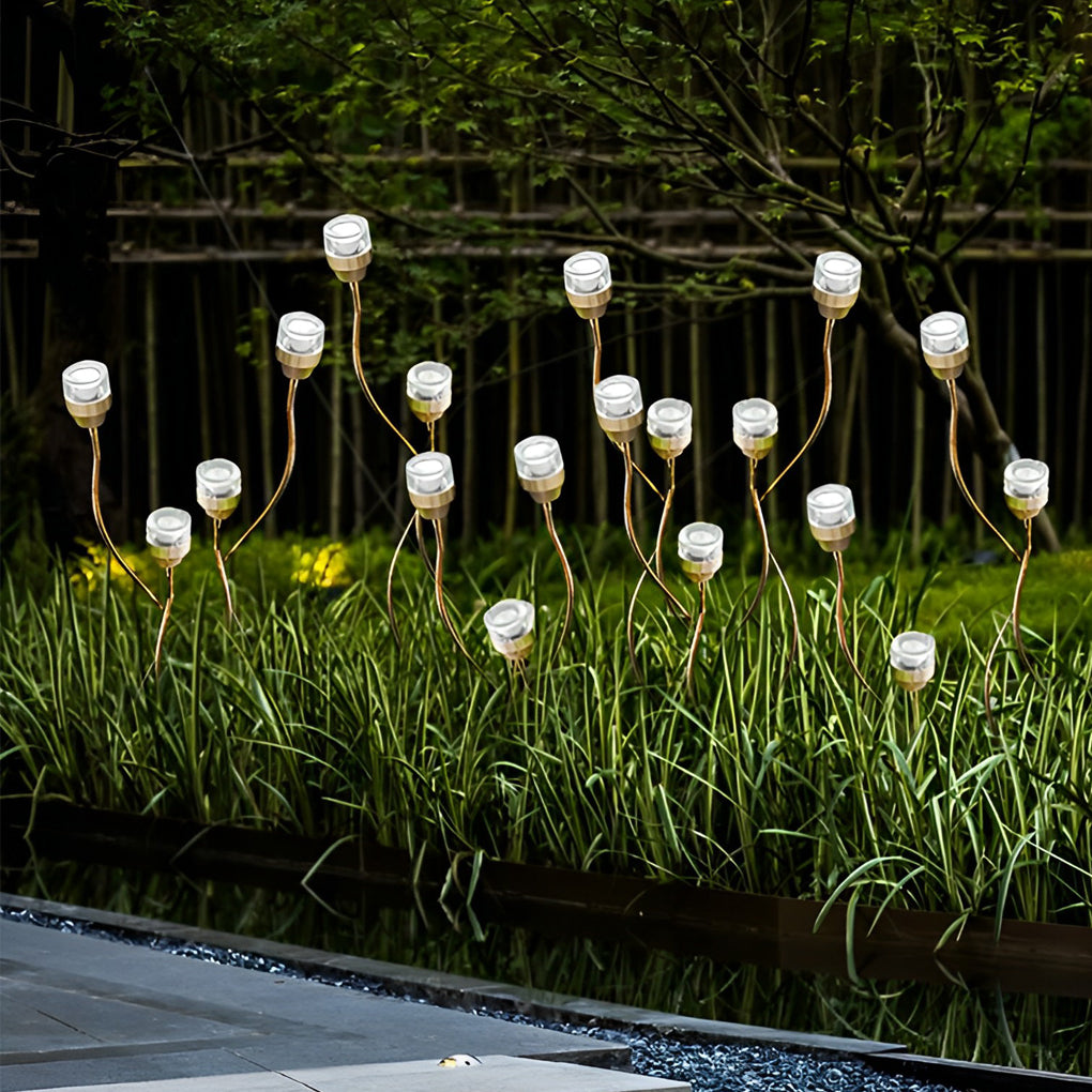 Outdoor Creative Flower Buds Decor Waterproof LED Modern Lawn Lights-Lighom