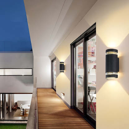 Waterproof LED Up and Down Lights Wall Lamp Outdoor Wall Lights Wall Sconce Lighting-Lighom