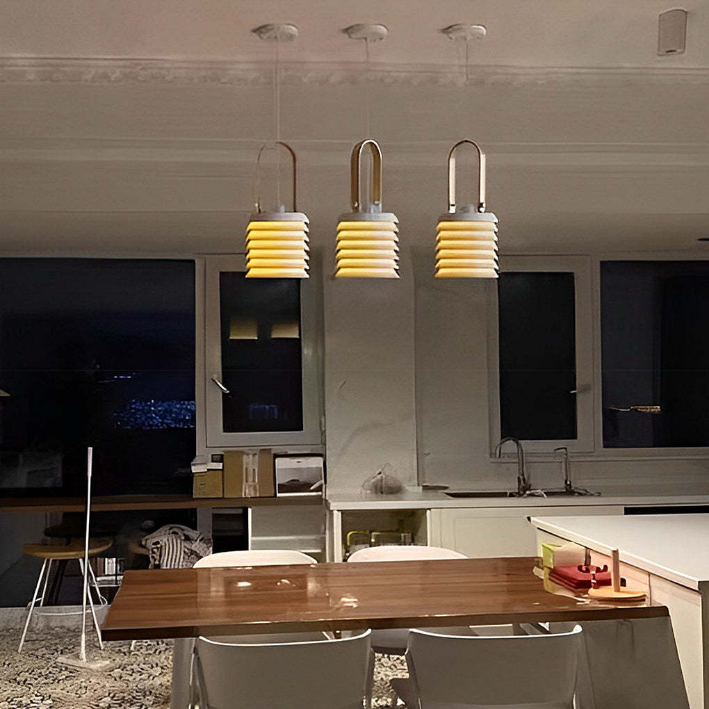 Multi-Layer Metal Minimalist Nordic Pendant