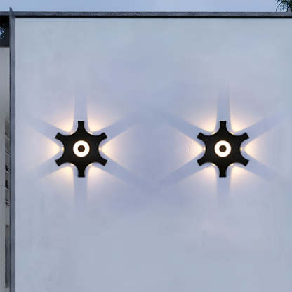 Flower Shaped LED Waterproof Nordic Wall Washer Lights Wall Sconces Lighting-Lighom