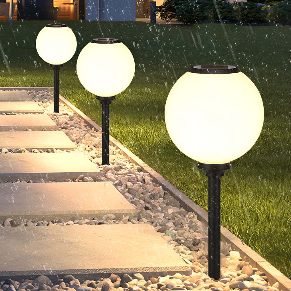 Adjustable Solar Round Ball Pathway Light