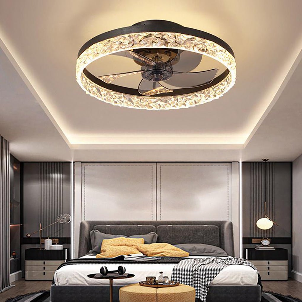 Brown rustic rust 5-blade ceiling fans