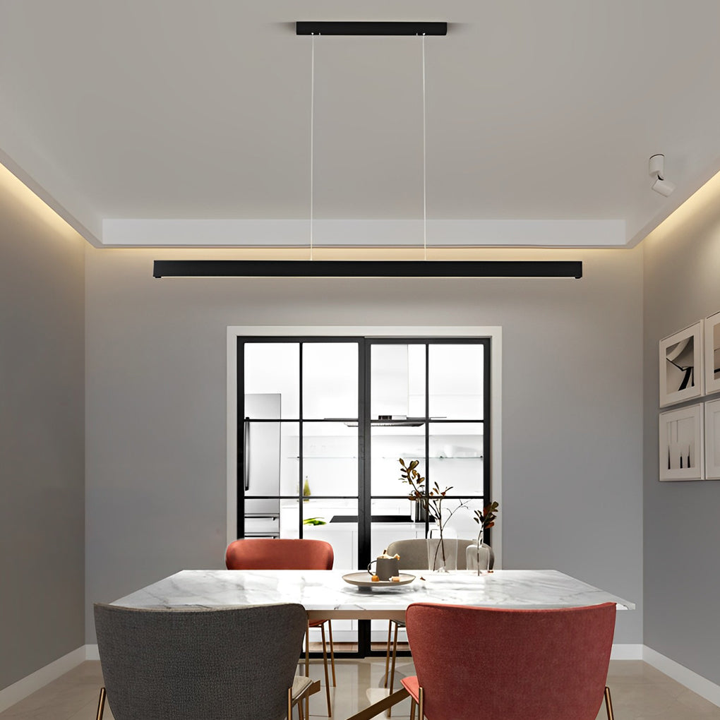 Minimalist Strip Stepless Dimming Black Modern - Cw