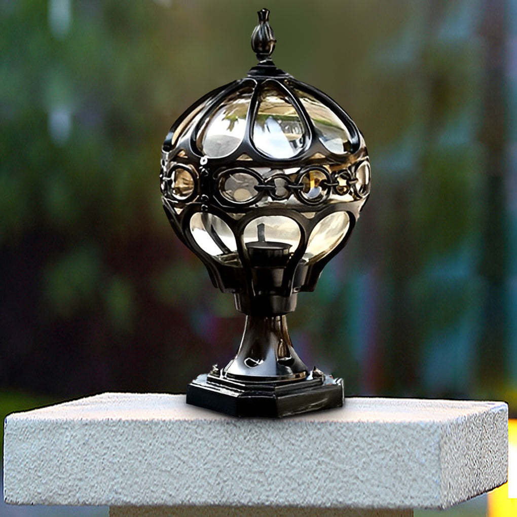 Creative Round Ball Waterproof LED European-style Fence Post Lights-Lighom