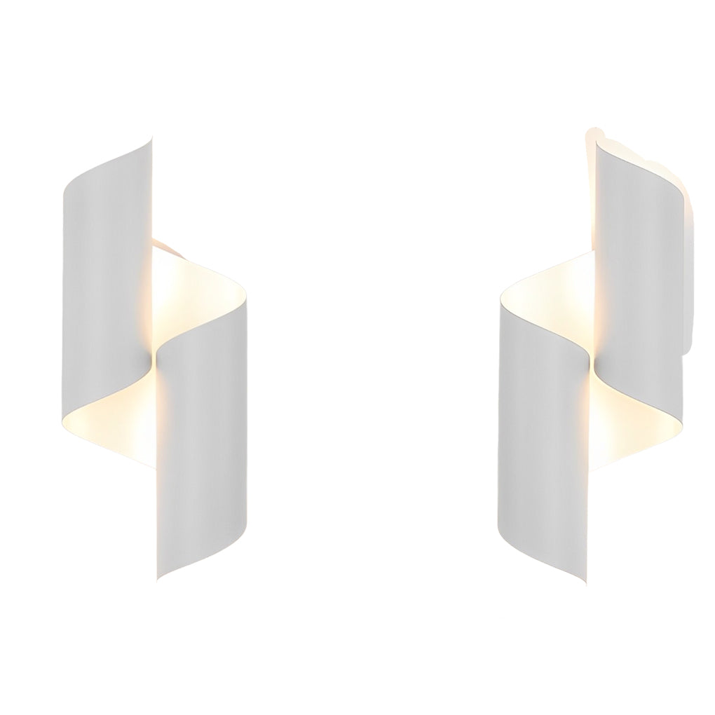2pcs Symmetrical Creative Up And Down Lighting Modern Wall Light Fixture-Lighom