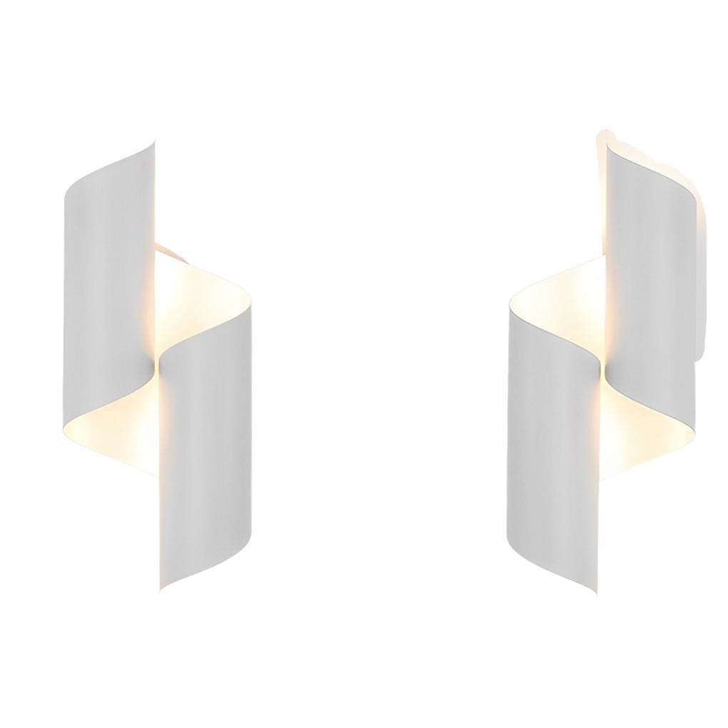 2pcs Symmetrical Creative Up And Down Lighting Modern Wall Light Fixture-Lighom