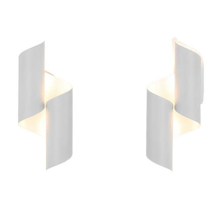 2pcs Symmetrical Creative Up And Down Lighting Modern Wall Light Fixture-Lighom