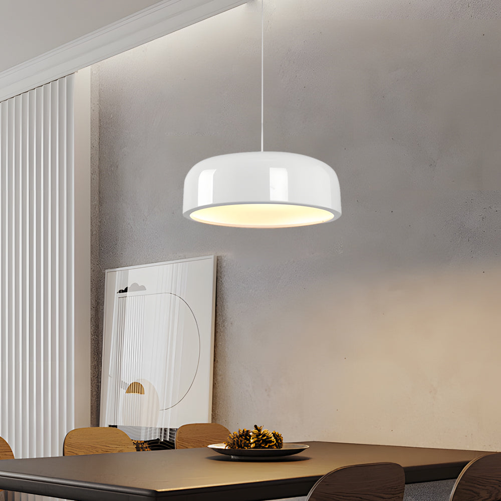 Smithfield Modern Aluminum Pendant - Black/White