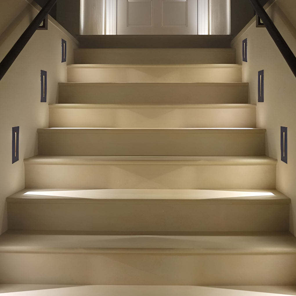 Industrial Rectangle 3W LED IP65 Waterproof Embedded Stair Wall Lights-Lighom