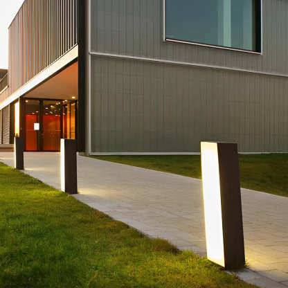 Inclined Creative Waterproof LED Modern Outdoor Lawn Lamp Pathway Lights-Lighom