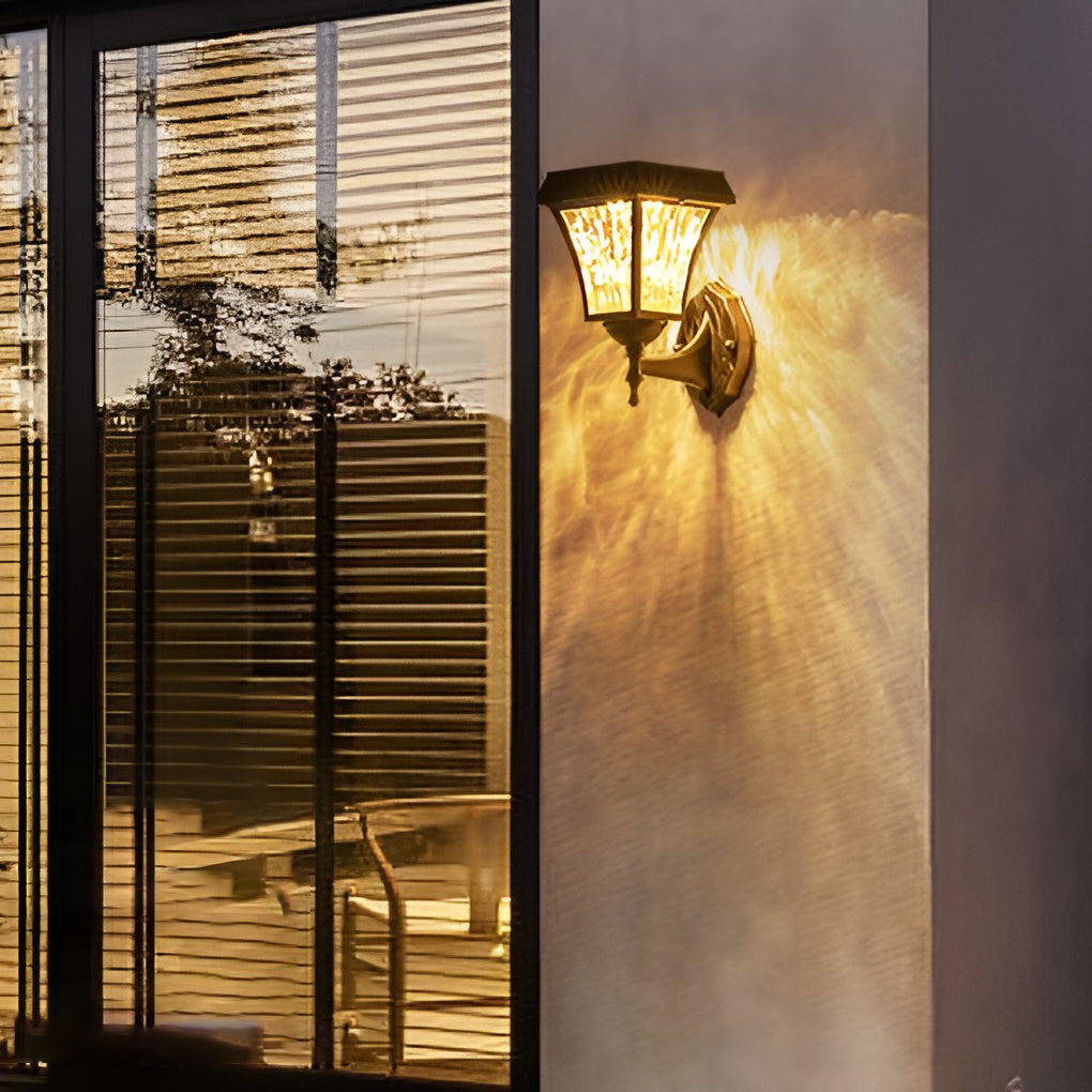 Waterproof LED Smart Touch Switch Modern Outdoor Plug in Wall Sconce Lighting-Lighom