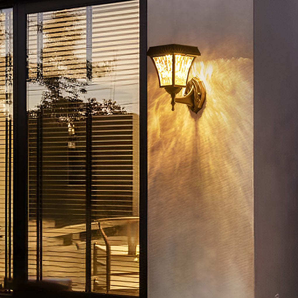 Waterproof LED Smart Touch Switch Modern Outdoor Plug in Wall Sconce Lighting-Lighom