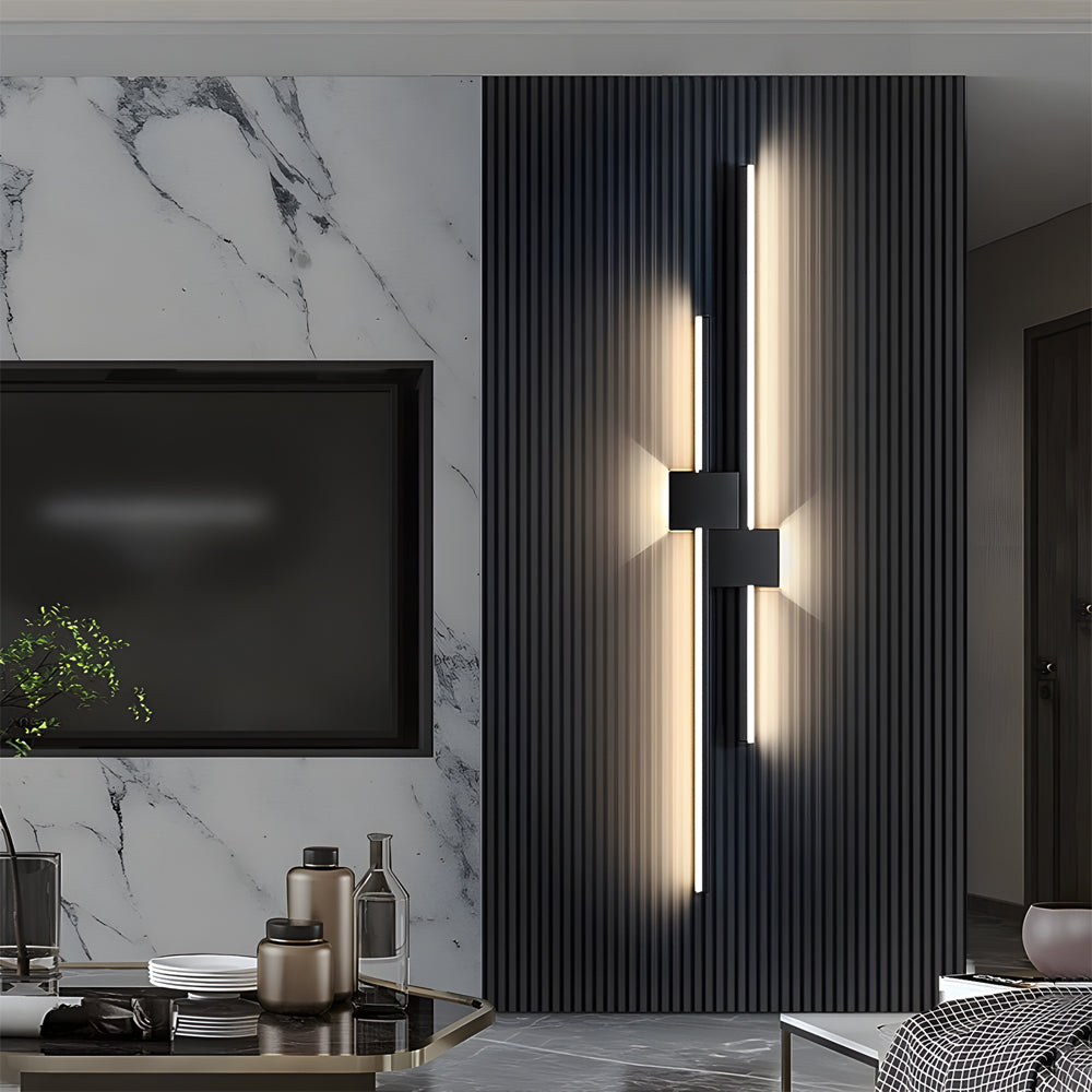 Modern Iron Horizontal LED Strip
