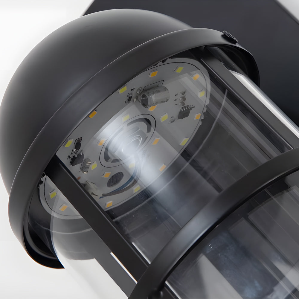 Inspired by Telephone Booth Retro Iron and Glass LED Sconce Light-Lighom