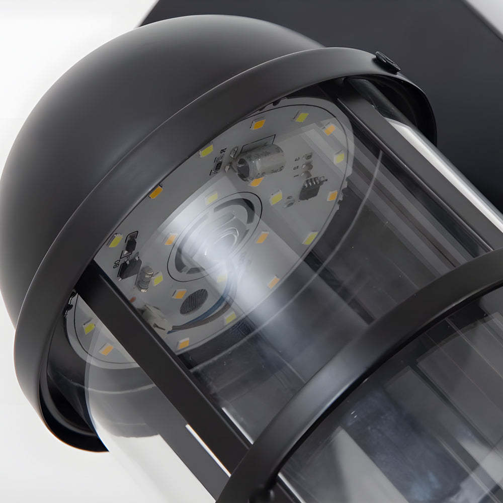 Inspired by Telephone Booth Retro Iron and Glass LED Sconce Light-Lighom