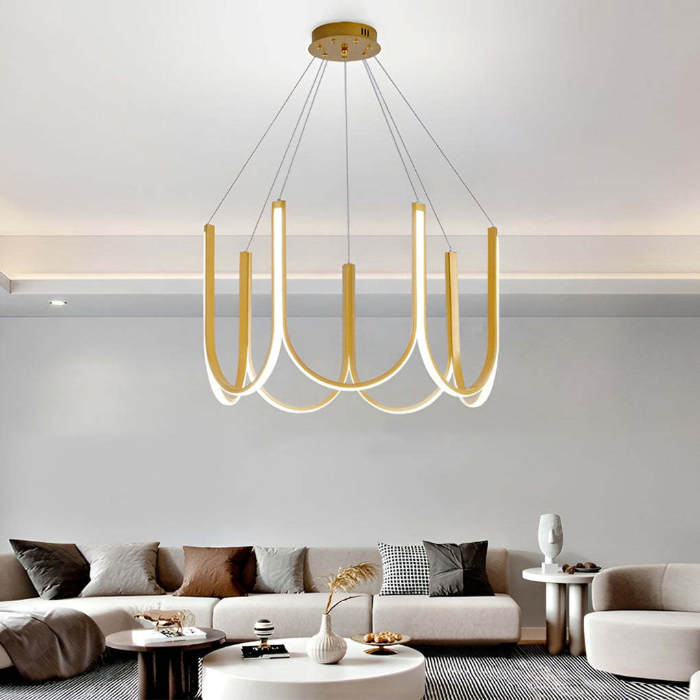 Minimalist Dimmable LED Nordic Pendant Chandelier