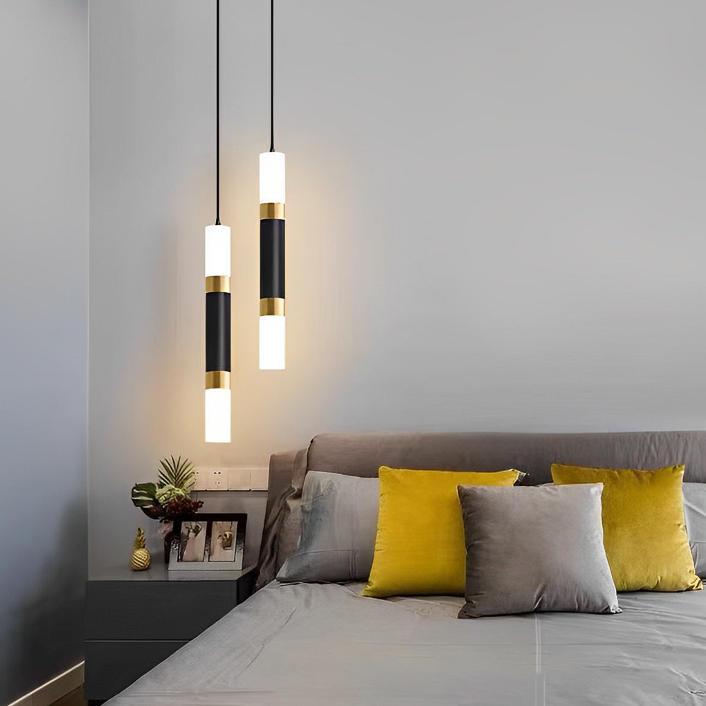 Minimalist LED Black Nordic Kitchen Island Pendant
