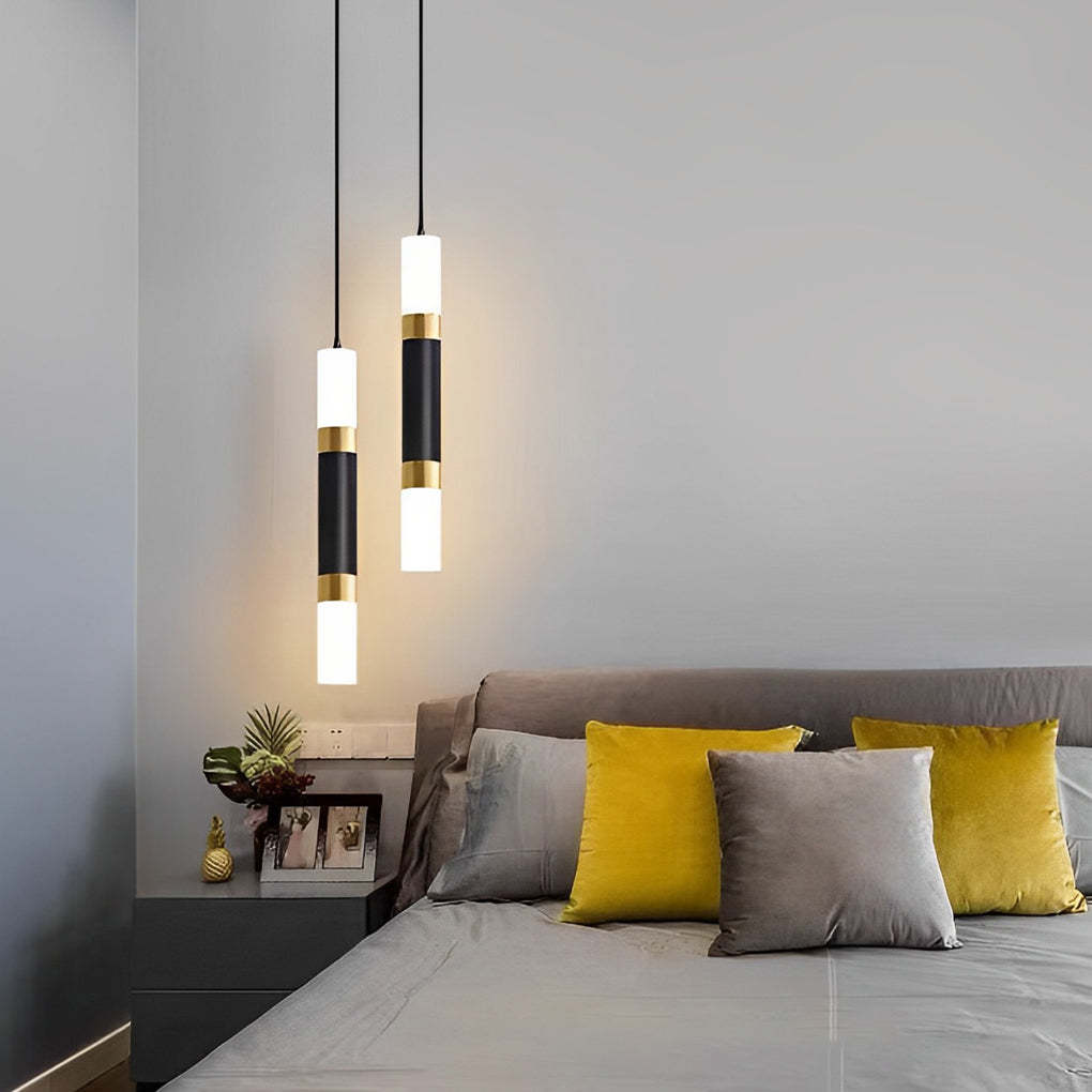Minimalist LED Black Nordic Kitchen Island Pendant