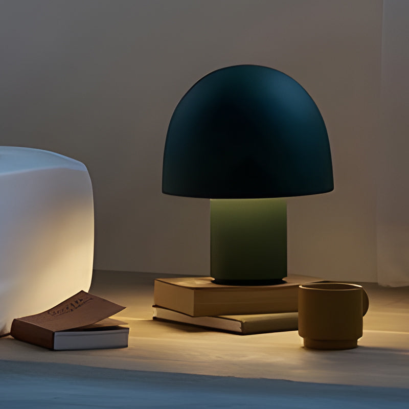 Touch-Control Dome Mushroom Frosted Ambient Table Lamp-Lighom