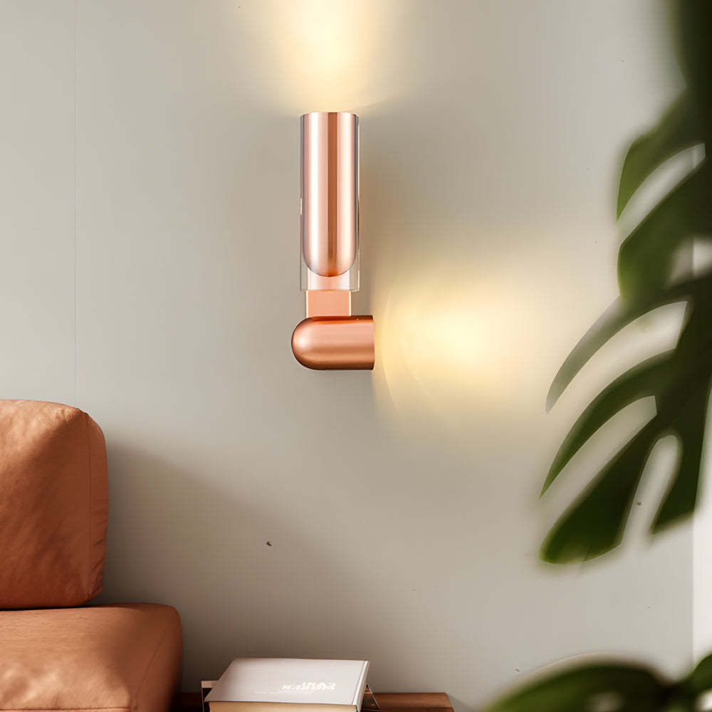 Iron Cylinder Adjustable Up-Down Modern Wall Lamp