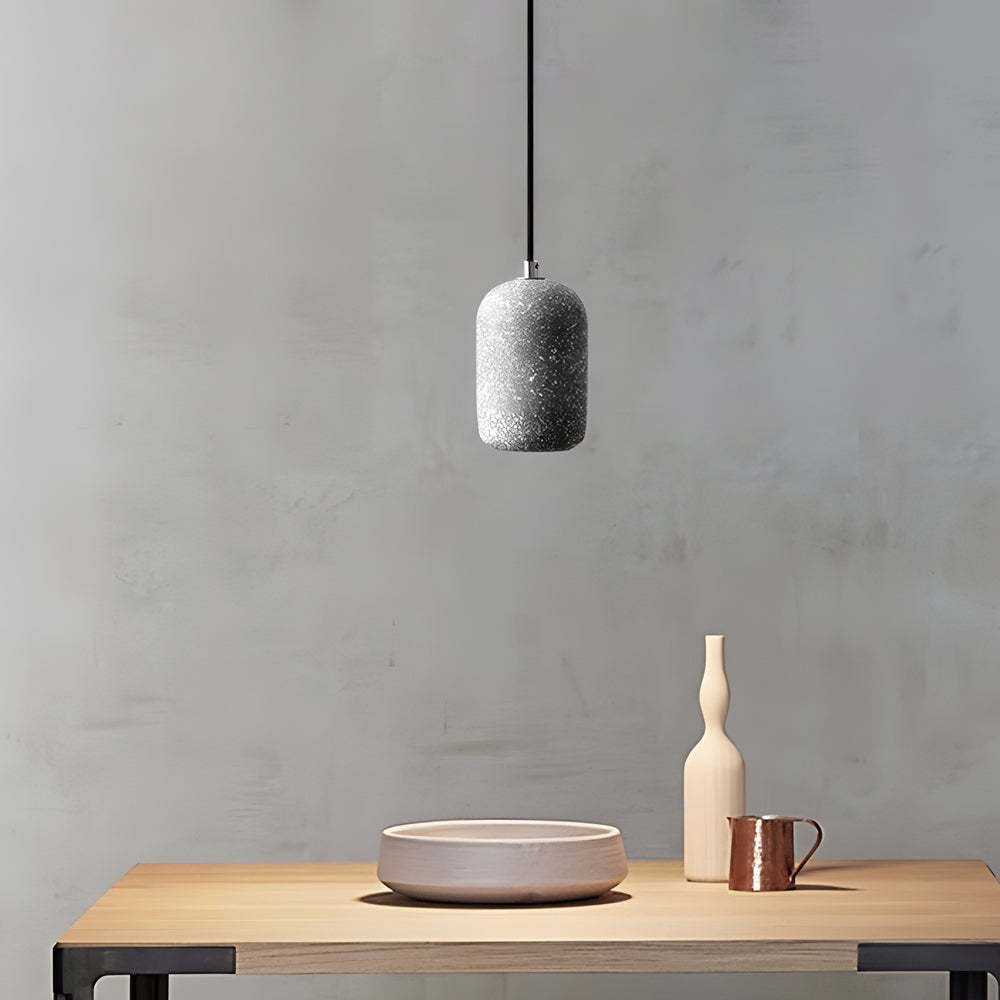 Nordic Cylinder Cement LED Kitchen Island Pendant Light